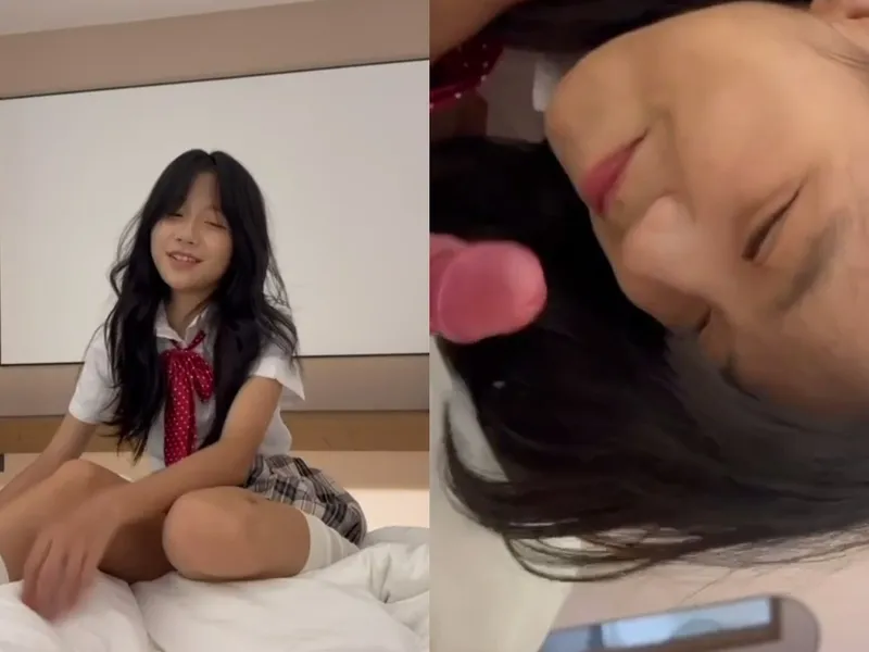 Em loli dễ thương mút thằng nhỏ biến em thành con đào nứng lồn p1